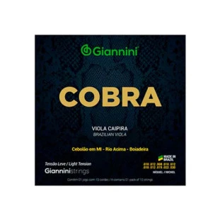 ENCORDOAMENTO PARA VIOLA GIANNINI COBRA NIQUEL GESVNL LEVE - 5939