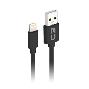 CABO USB C3PLUS 2.0A X LIGHTNING PARA IPHONE 2M PRETO CB-L20BK - 441011102210