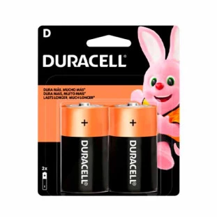 PILHA ALCALINA D DURACELL C/2 - 1010201