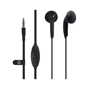 FONE DE OUVIDO VINIK STANDARD COM MICROFONE PRETO - 33015 - FR