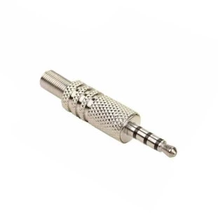 PLUG P3 4C METAL COM MOLA NIQUEL - PGPD0009