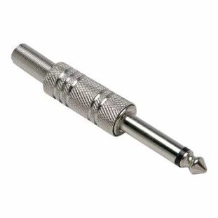 PLUG P10 MONO METAL NIQUEL COM MOLA - 064.0001.00347