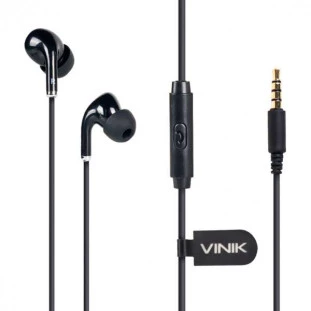 FONE DE OUVIDO VINIK SOUND PODS COM MICROFONE SP200P PRETO - 65464 - FR