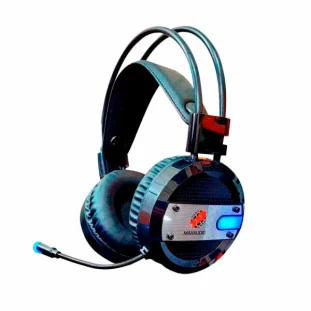 HEADSET GAMER MAXAUDIO M6 LED AZUL CONEXAO P2+USB - FN-M6-P - FR