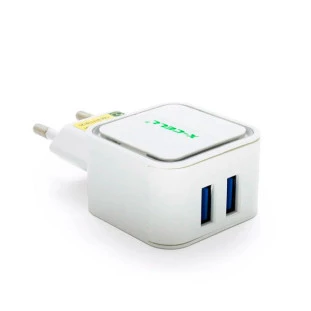 CARREGADOR ULTRA RAPIDO XCELL 3.4A 2 USB BRANCO - XC-UR10 - FR