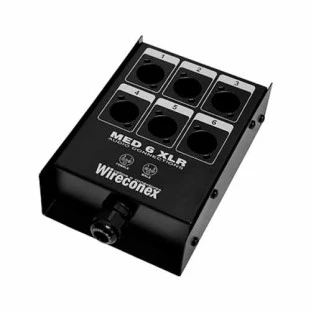 MEDUSA WIRECONEX 06 FURAÇOES XLR SEM CONECTORES COM 1 PRENSA CABO DE NYLON MED2 06 1S - 13544 - FR