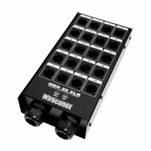 MEDUSA WIRECONEX 20 FURAÇOES XLR SEM CONECTORES COM 2 PRENSA CABO DE NYLON MED2 20 2S - 13547 - FR