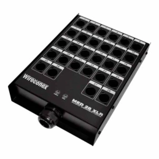 MEDUSA WIRECONEX 28 FURAÇOES XLR SEM CONECTORES COM 1 PRENSA CABO DE NYLON MED2 28 1S - 13548 - FR