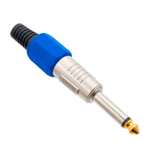 PLUG P10 MONO PLASTICO AZUL - PGPZ0021
