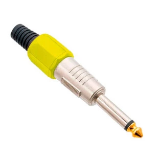PLUG P10 MONO PLASTICO AMARELO - PGPZ0022