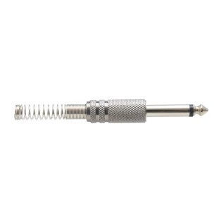 PLUG P10 MONO METAL NIQUEL COM MOLA ESPAÇADA - PGPZ0003
