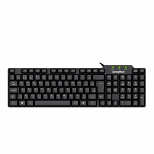TECLADO OFFICE HOOPSON USB PADRAO ABNT2 105 TECLAS PRETO - TPC-069 - FR