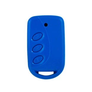 CONTROLE REMOTO HITRON SLIM 433,92MHZ 3 BOTOES AZUL
