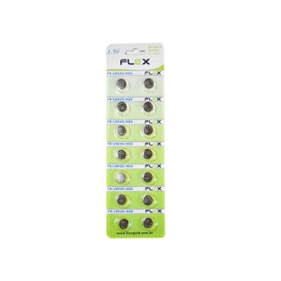 BATERIA ALCALINA BOTAO FLEX GOLD 1,5V LR920-AG6 C/14 - FX-LR920