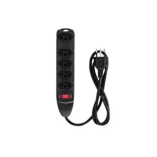 PROTETOR ELETRONICO INTELBRAS 5 TOMADAS PT CABO 1M EPE 1005+ PT - 4824006 - FR