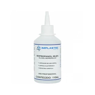 ALCOOL ISOPROPILICO IMPLASTEC 99,8% 110ML - PAIP011060