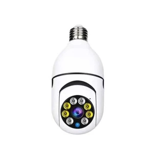 CAMERA INTELIGENTE XCELL WIFI SMART NET 2MP V380PRO Q16S-1-T COM SOQUETE E27 - XC-CW-01 - FR