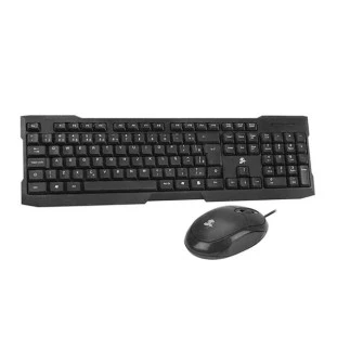 TECLADO E MOUSE OFFICE 5+ USB STANDARD ABNT2 107 TECLAS KC-500 - 015-0069 - FR