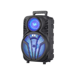 CAIXA DE SOM HOOPSON PORTATIL MULTIUSO 8'' 100W RMS BLUETOOTH USB CARTAO FM FUNÇAO TWS - RBM-018 - FR