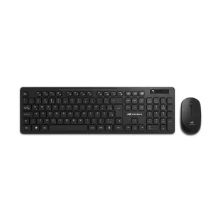 TECLADO E MOUSE SEM FIO OFFICE C3TECH MULTIMIDIA ABNT2 107 TECLAS K-W20BK - 303040780100