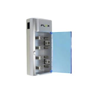 CARREGADOR PARA PILHAS FLEX GOLD AA/ AAA/ C/ D/ 9V BIVOLT - FX-C06