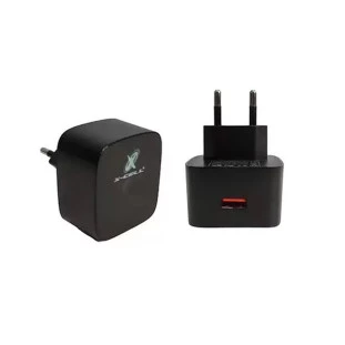 CARREGADOR TURBO XCELL 5A 30W QUICK CHARGER 1 USB 5X MAIS RAPIDO - XC-UR-33