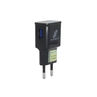 CARREGADOR SUPER RAPIDO XCELL 2.4A 1 USB PRETO - XC-USB-9