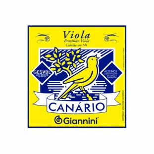 ENCORDOAMENTO PARA VIOLA GIANNINI CANARIO GESVBL CEBOLAO EM MI LEVE COM BOLINHA - 26123