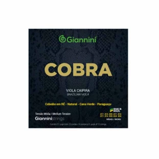 ENCORDOAMENTO PARA VIOLA GIANNINI COBRA NIQUEL GESVNM MEDIA - 5941