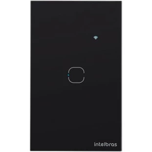 INTERRUPTOR INTELIGENTE INTELBRAS TOUCH WI-FI 1 TECLA PRETO MIS 1001 - 4850061