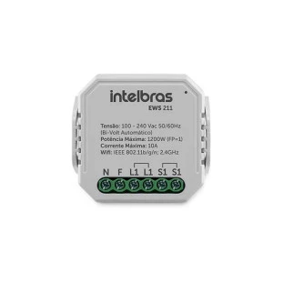 MINICONTROLADOR INTELBRAS SMART WI-FI PARA 1 INTERRUPTOR EWS 211 - 4850005