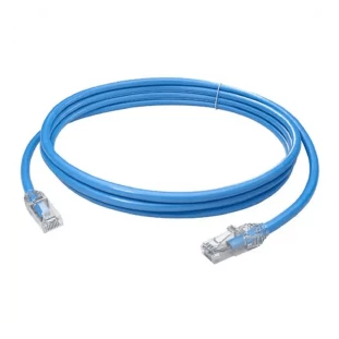 CABO DE REDE SOHO PLUS PATCH CORD U/UTP CAT-5 CMX T568A/B 2,5M AZUL - 35104004