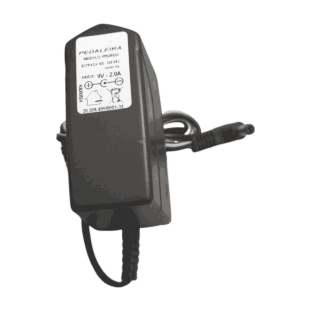 FONTE CHAVEADA TITANIS (NACIONAL) PARA PEDALEIRA GUITARRA 9V 2A PLUG 5,5MM X 2,1MM (+ EXTERNO) BIVOLT - PDU0920
