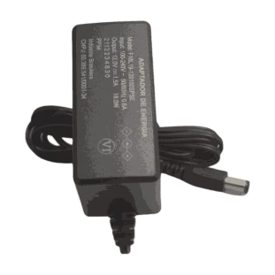FONTE CHAVEADA TITANIS (NACIONAL) PARA USO GERAL 12V 1,5A PLUG 5,5MM X 2,1MM (+ INTERNO) BIVOLT - ELT1215I