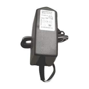 FONTE CHAVEADA TITANIS (NACIONAL) PARA USO GERAL 15V 1A PLUG 5,5MM X 2,1MM (+ INTERNO) BIVOLT - ELT1510