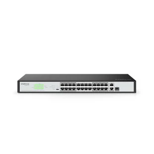 SWITCH INTLEBRAS NAO GERENCIAVEL 24 PORTAS FAST ETHERNET POE + 2P GIGABIT E 1P SFP COMBO SKD SF 2421 POE - 4760075