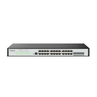 SWITCH INTELBRAS GERENCIAVEL 24 PORTAS GIGABIT ETHERNET SKD SG 2404D MR L2+ - 4760023