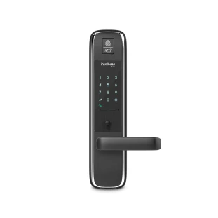 FECHADURA DIGITAL DE EMBUTIR INTELBRAS COM MAÇANETA BIOMETRIA FR331 - 4670331