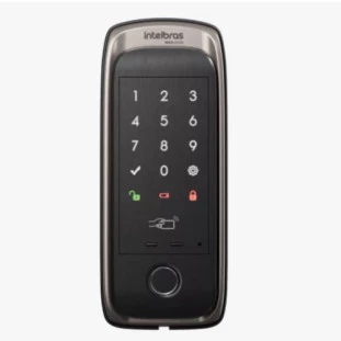 FECHADURA SMART DE SOBREPOR INTELBRAS C/ BIOMETRIA MFD 2020 CHAMPANHE - 4670051