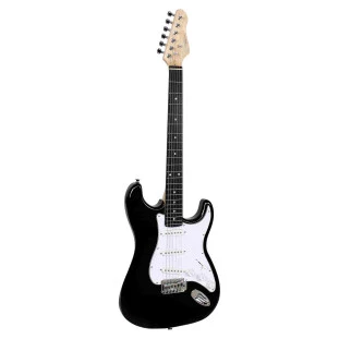 GUITARRA ELETRICA GIANNINI G-100 BLACK COM ESCUDO WHITE (BK/WH) - 19593