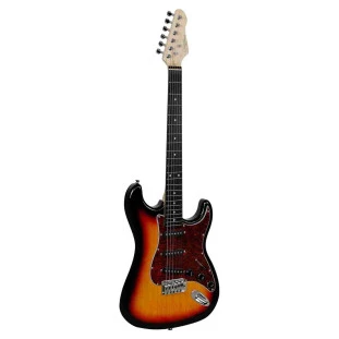 GUITARRA ELETRICA GIANNINI G-100 3 TONE SUNBURST COM ESCUDO TORTOISE (3TS/TT) - 19595