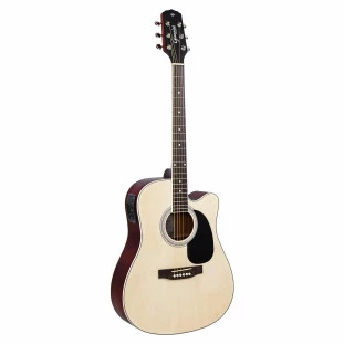 VIOLAO AÇO ELETROACUSTICO GIANNINI PERFORMANCE GDC-1 CEQ NATURAL SATIN (NS) - 23452