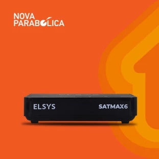 RECEPTOR DE TV VIA SATELITE ELSYS SATHD SATMAX 6 NOVA PARABOLICA SKY - ETRS72