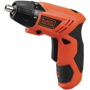 PARAFUSADEIRA A BATERIA BLACK+ DECKER 1/4" (6,35MM) 4.8V C/ LED 16 ACESSORIOS BIV - KC4815B-BR