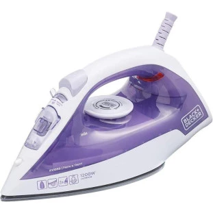 FERRO DE PASSAR A VAPOR BLACK+ DECKER ANTIADERENTE 127V - FX1050-BR