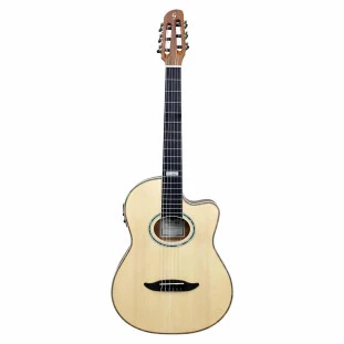 VIOLAO NAILON ELETROACUSTICO GIANNINI PERFORMANCE GNF-3 CEQ NATURAL SATIN (NS) - 23107