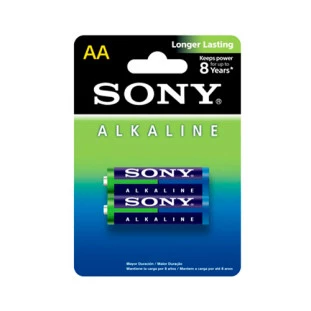 SONY PILHA ALCALINA PEQUENO AA LONGEL LASTING BLISTER C/2 - AM3L-B2D - FR