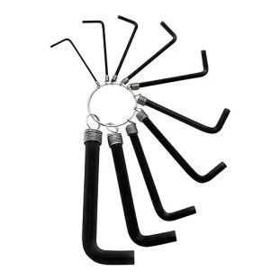 BRASFORT KIT CHAVE ALLEN 1.5 A 10MM C/10PCS - 8216