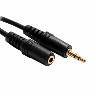 STORM CABO EXTENSAO P2 STEREO 1,80M PRETO GOLD - CBPD0010