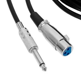 CABO PARA MICROFONE STORM P10 METAL MONO X CANNON XLR METAL FEMEA 5M - CBMC0001